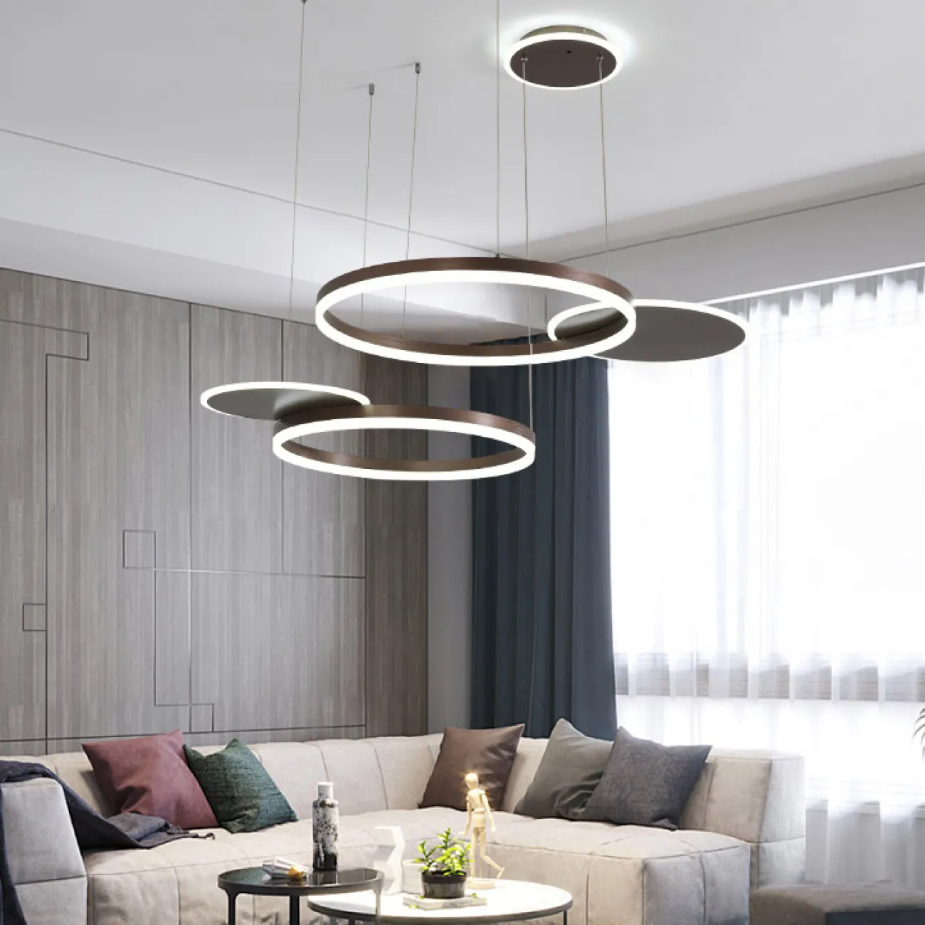 Подвесная люстра MEDEA CH D80 Copper 3000, 4000, 5000 от ImperiumLoft