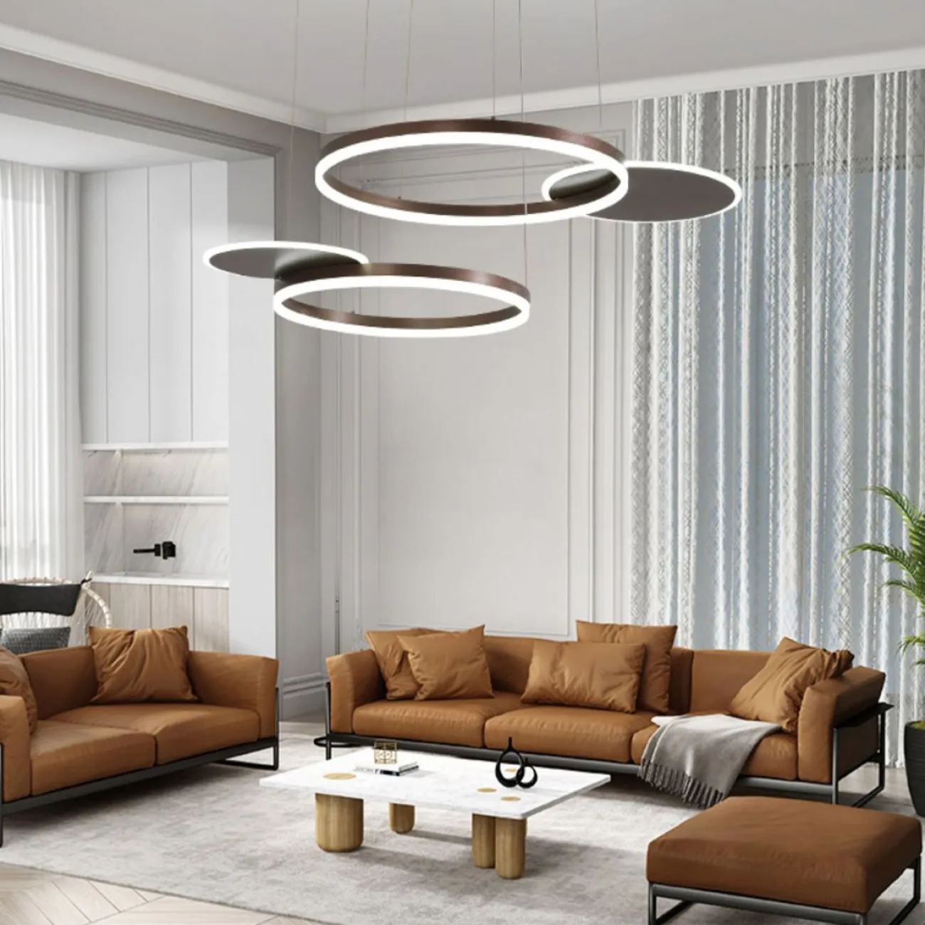 Подвесная люстра MEDEA CH D80 Copper 3000, 4000, 5000 от ImperiumLoft