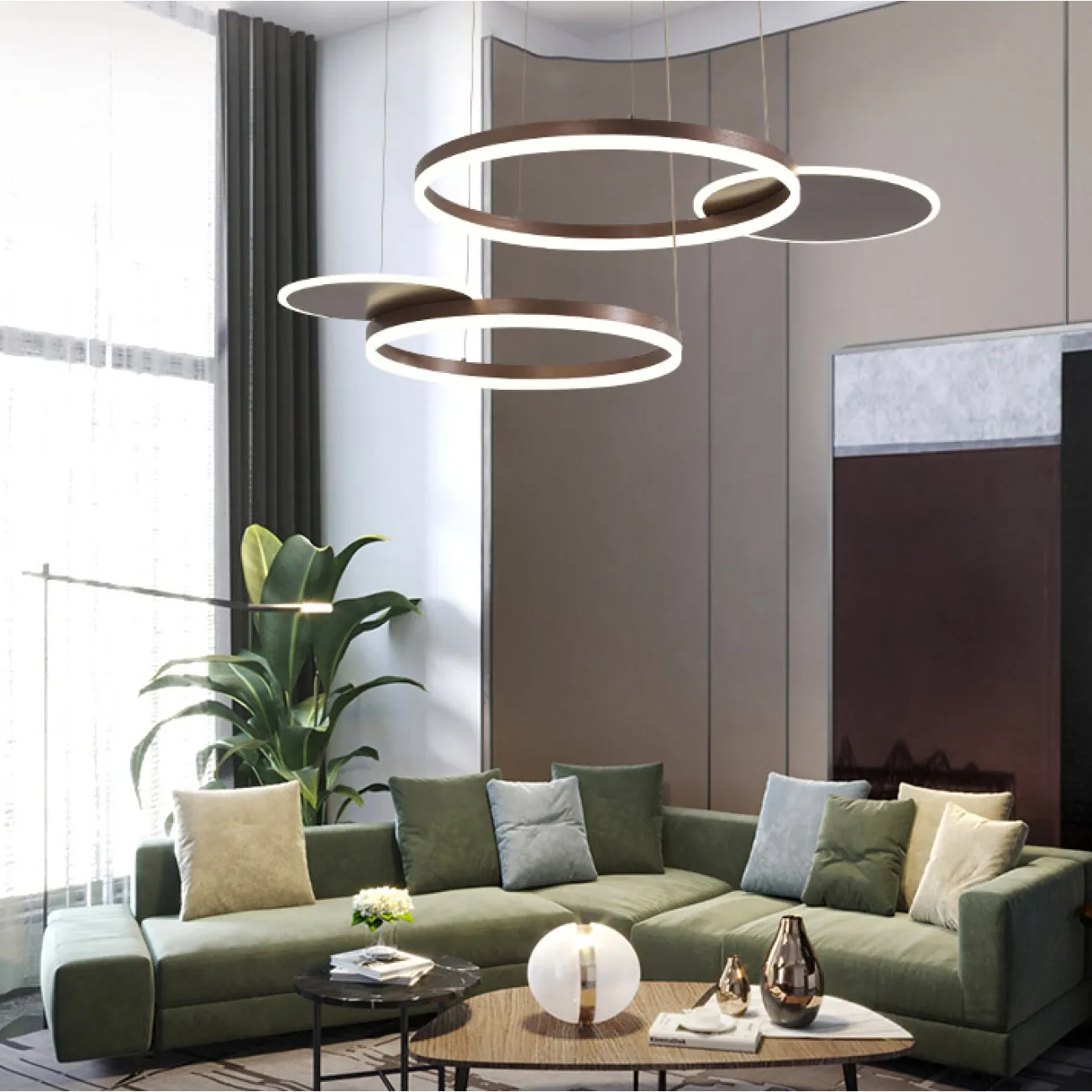 Подвесная люстра MEDEA CH D80 Copper 3000, 4000, 5000 от ImperiumLoft