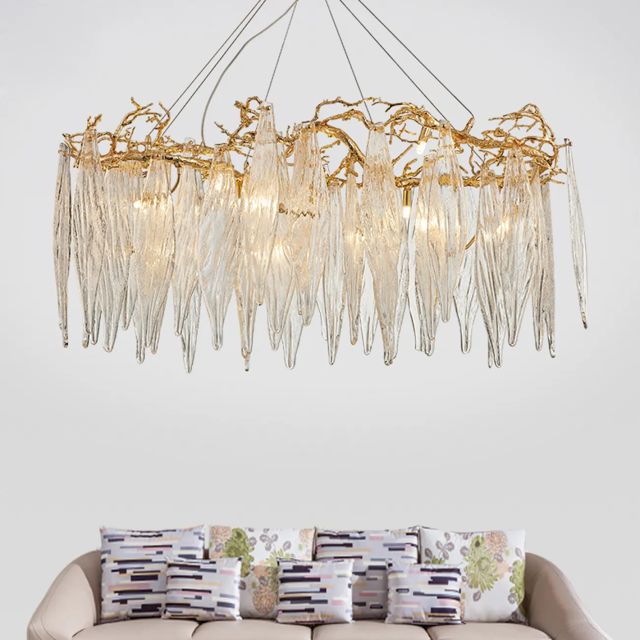 Люстра Aqua Organic Large Chandelier Lighting D120 от ImperiumLoft