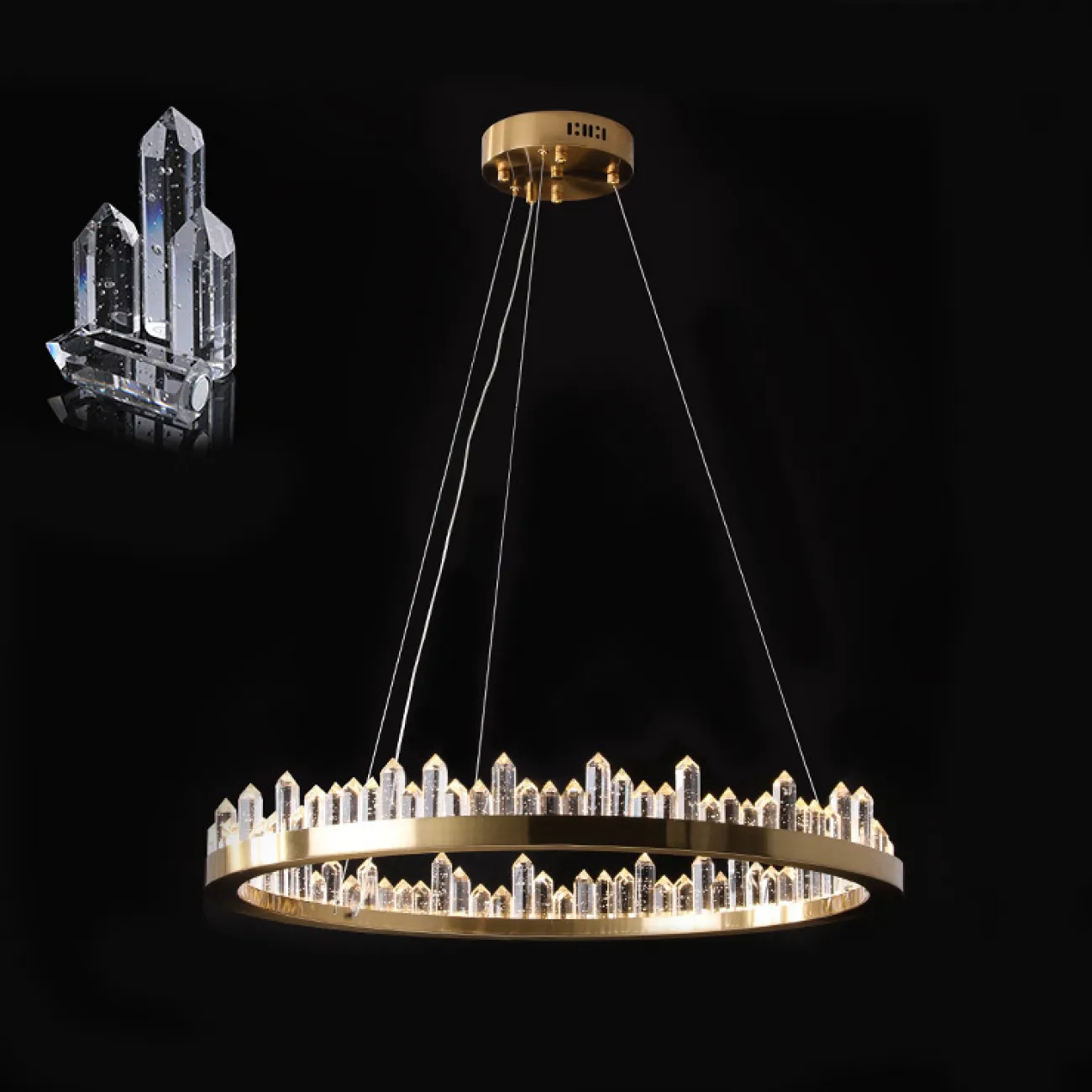 Подвесная люстра QUARTZ LUX C D60 от ImperiumLoft