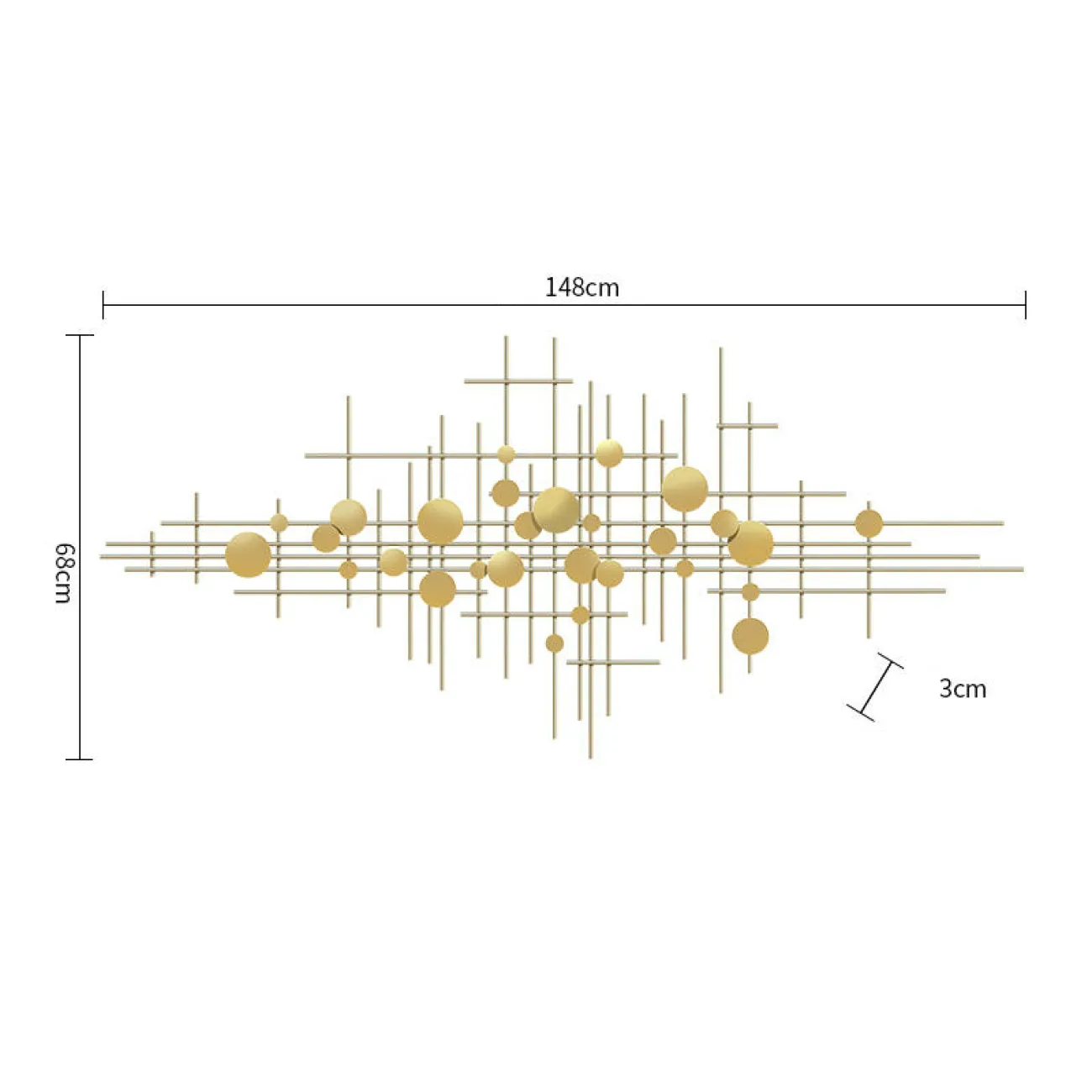 Дизайнерский настенный декор LaLume-KKK00300