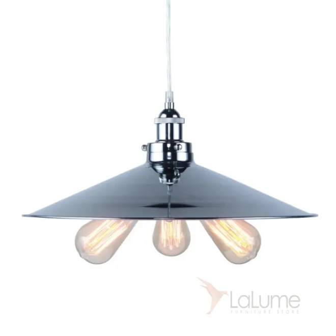 Подвесной светильник 20th C. Factory Filament Metal Triple Pendant rh от LaLume