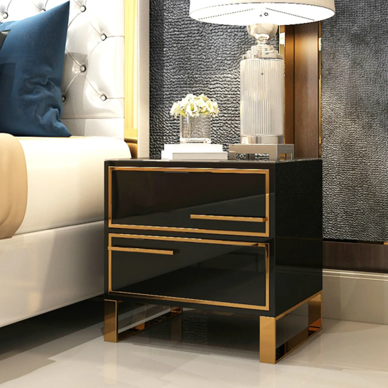 Дизайнерская прикроватная тумба LaLume-TT00113