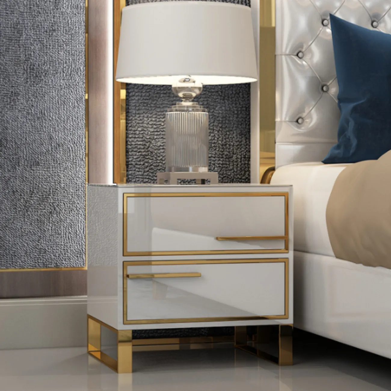 Дизайнерская прикроватная тумба LaLume-TT00113