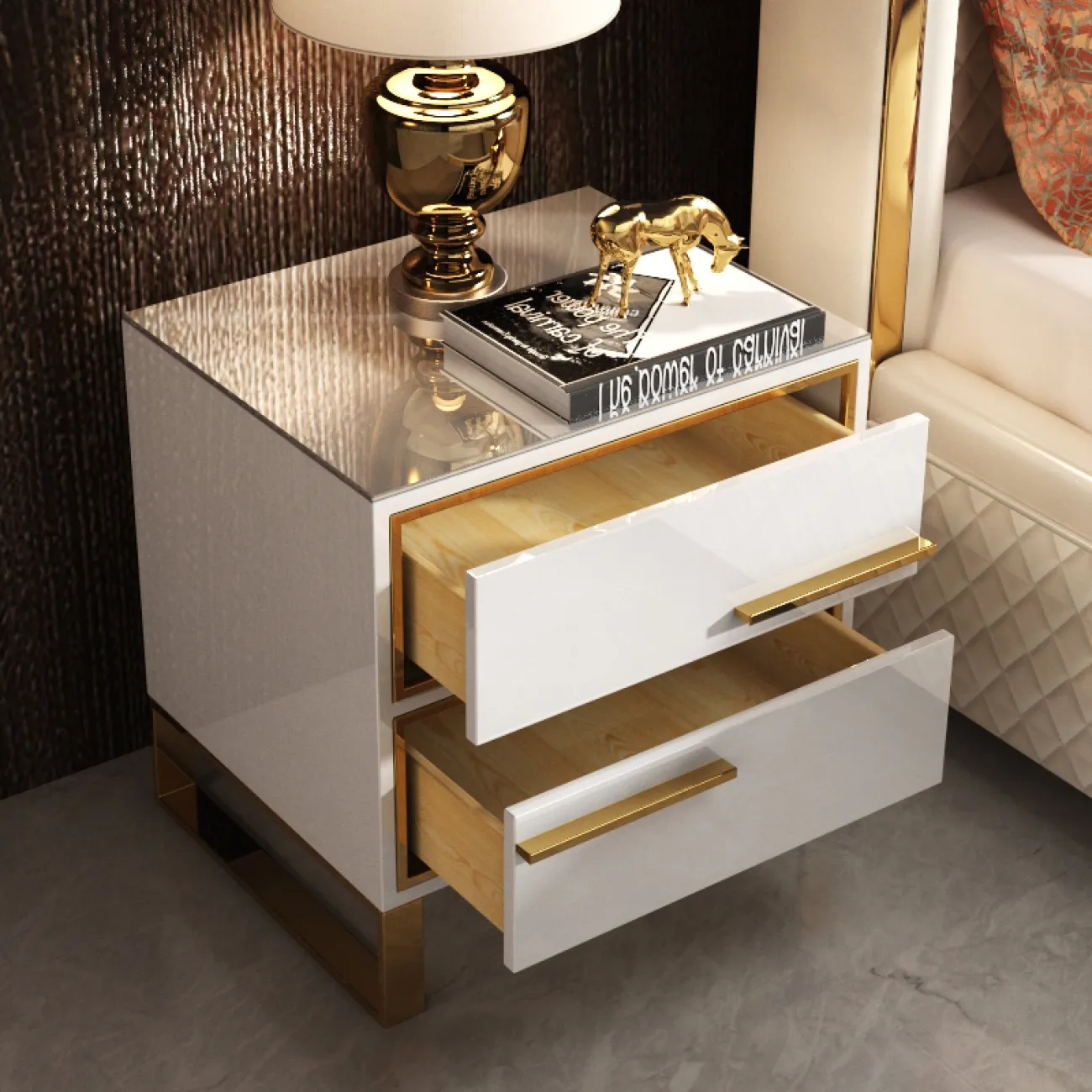 Дизайнерская прикроватная тумба LaLume-TT00113