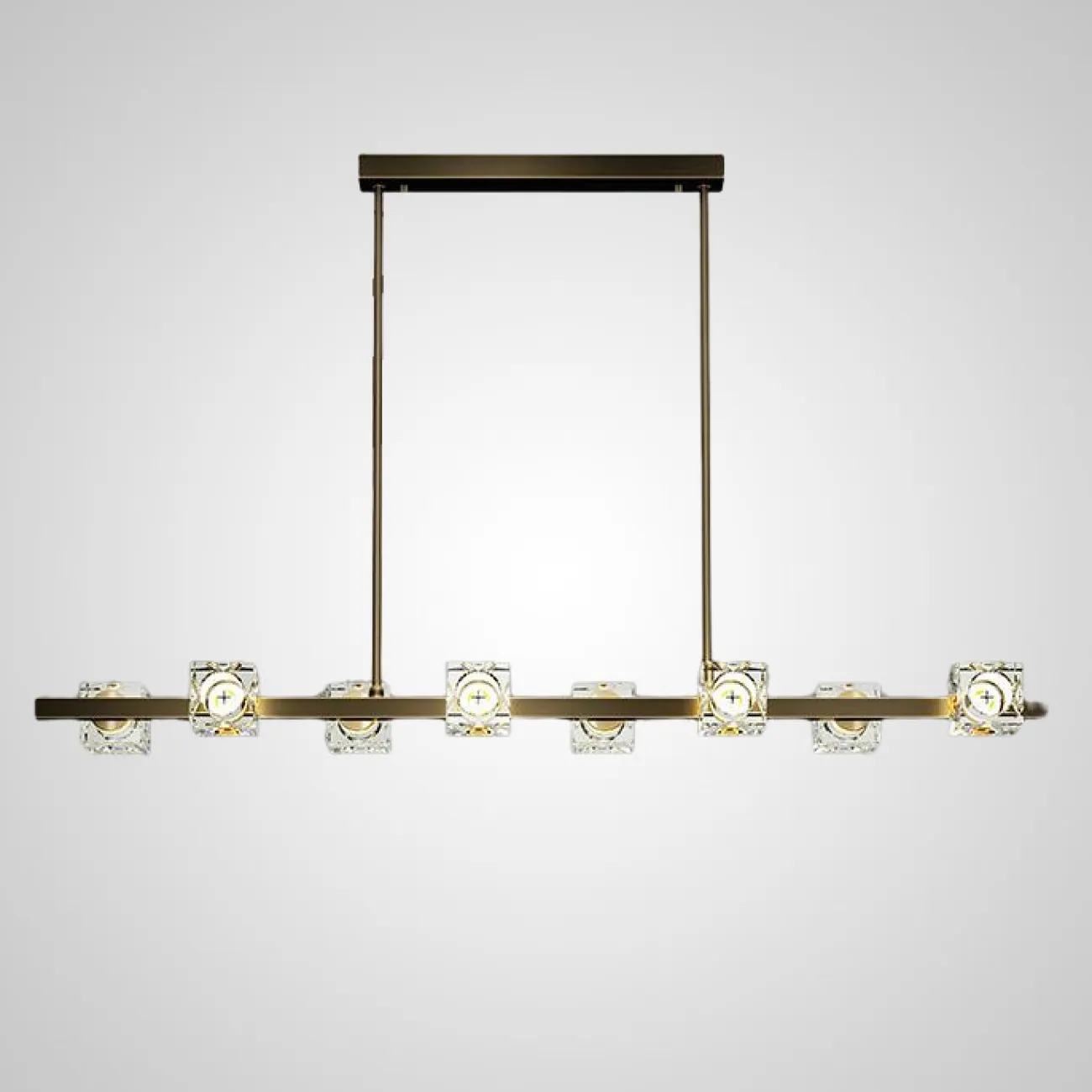 Потолочный светильник MICHAL LONG L8 Brass от ImperiumLoft