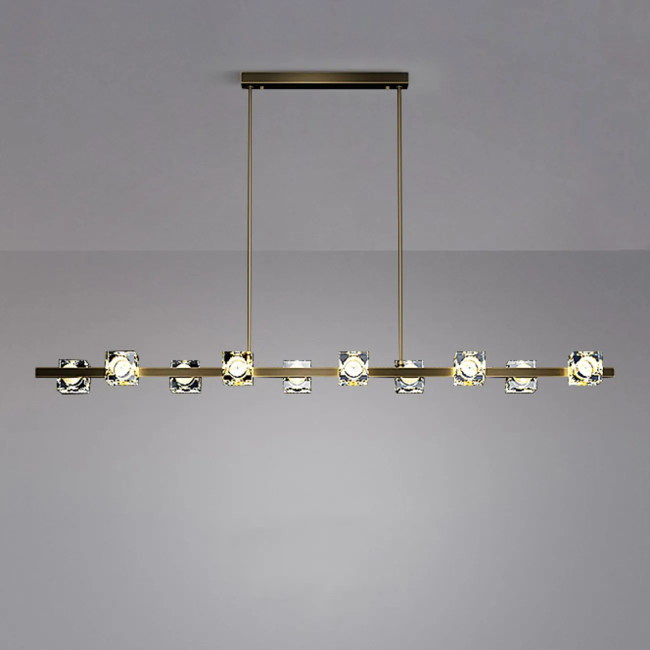 Потолочный светильник MICHAL LONG L8 Brass от ImperiumLoft