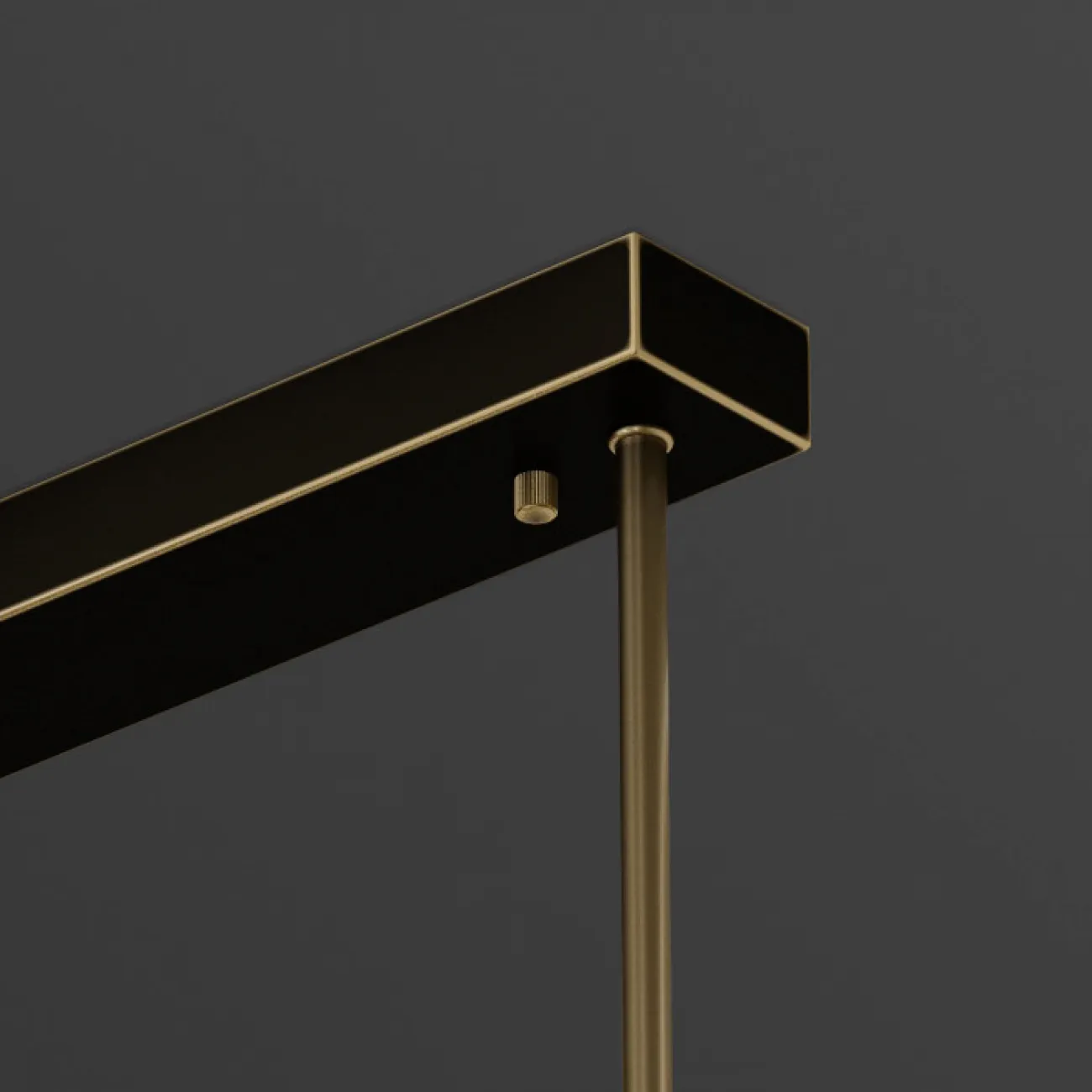 Потолочный светильник MICHAL LONG L8 Brass Black от ImperiumLoft