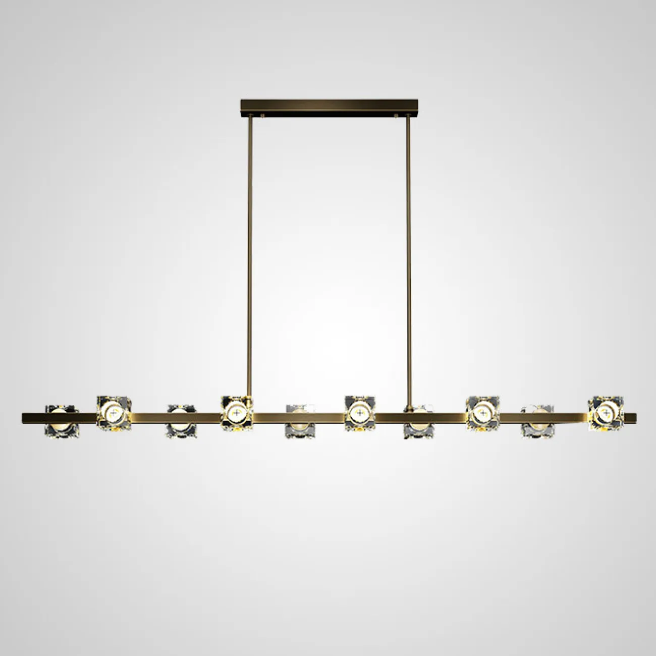 Потолочный светильник MICHAL LONG L8 Brass от ImperiumLoft