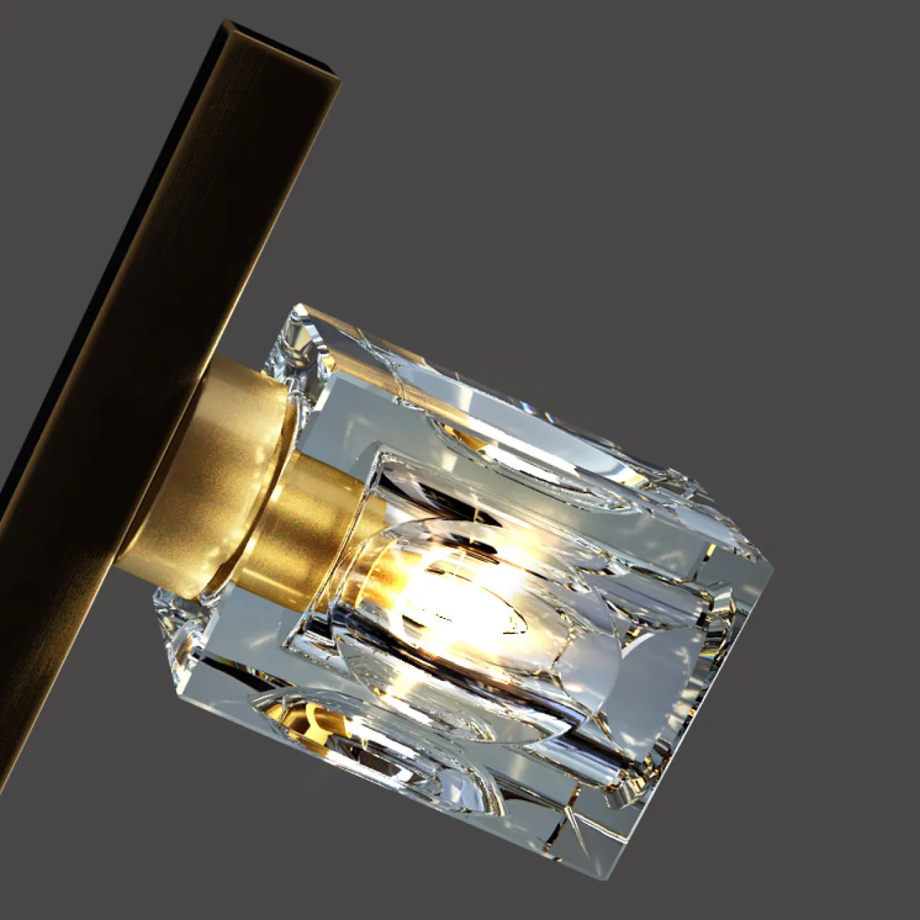 Потолочный светильник MICHAL LONG L8 Brass от ImperiumLoft