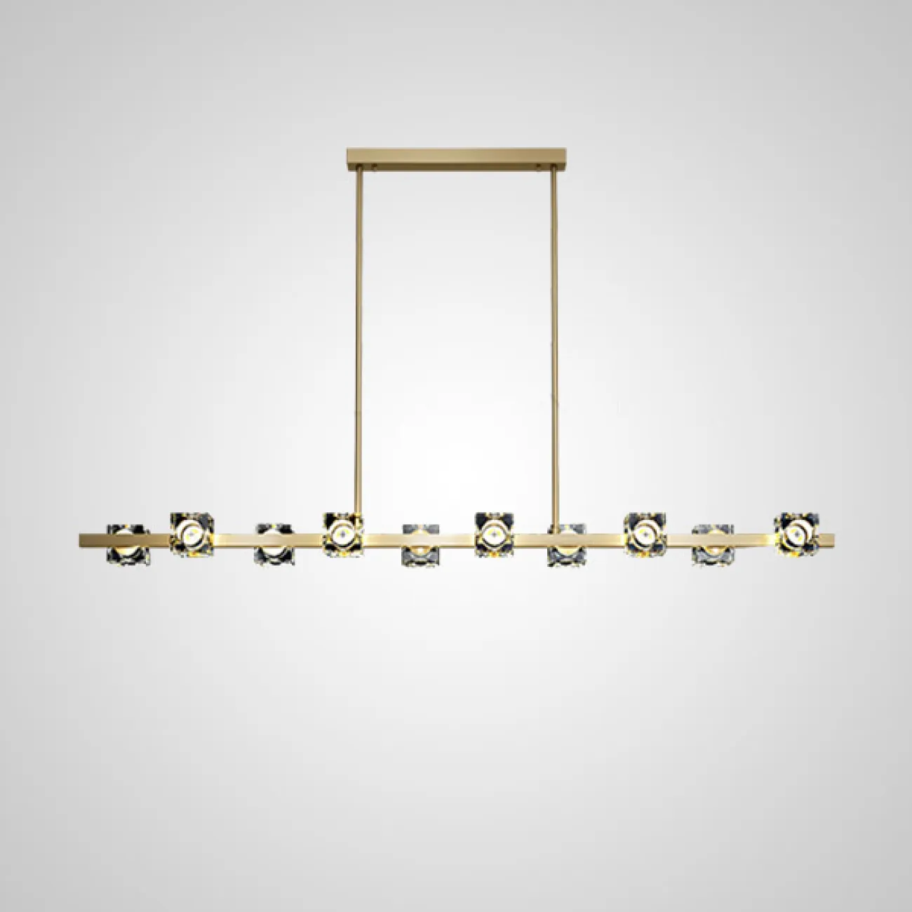 Потолочный светильник MICHAL LONG L8 Brass от ImperiumLoft