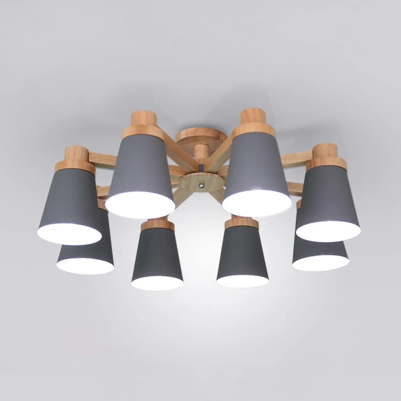 Потолочная люстра PROP 6 Grey от ImperiumLoft