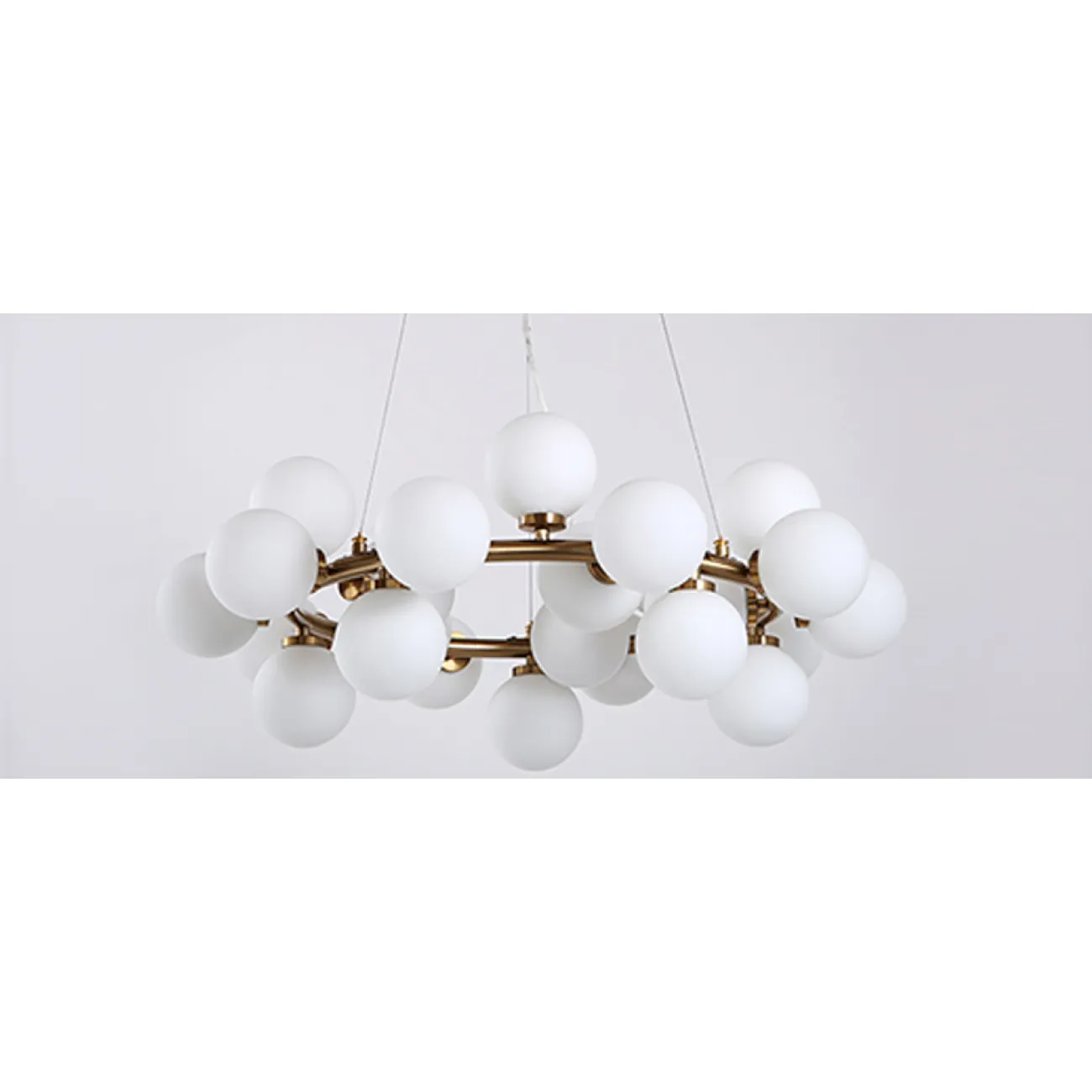Люстра Milk Bubble Round Chandelier от LaLume