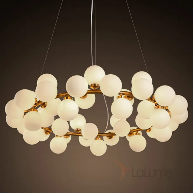 Люстра Milk Bubble Round Chandelier от LaLume Люстра Milk Bubble Round Chandelier от LaLume