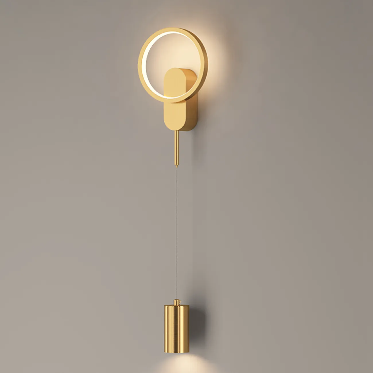 Настенный светильник MANA Brass от ImperiumLoft