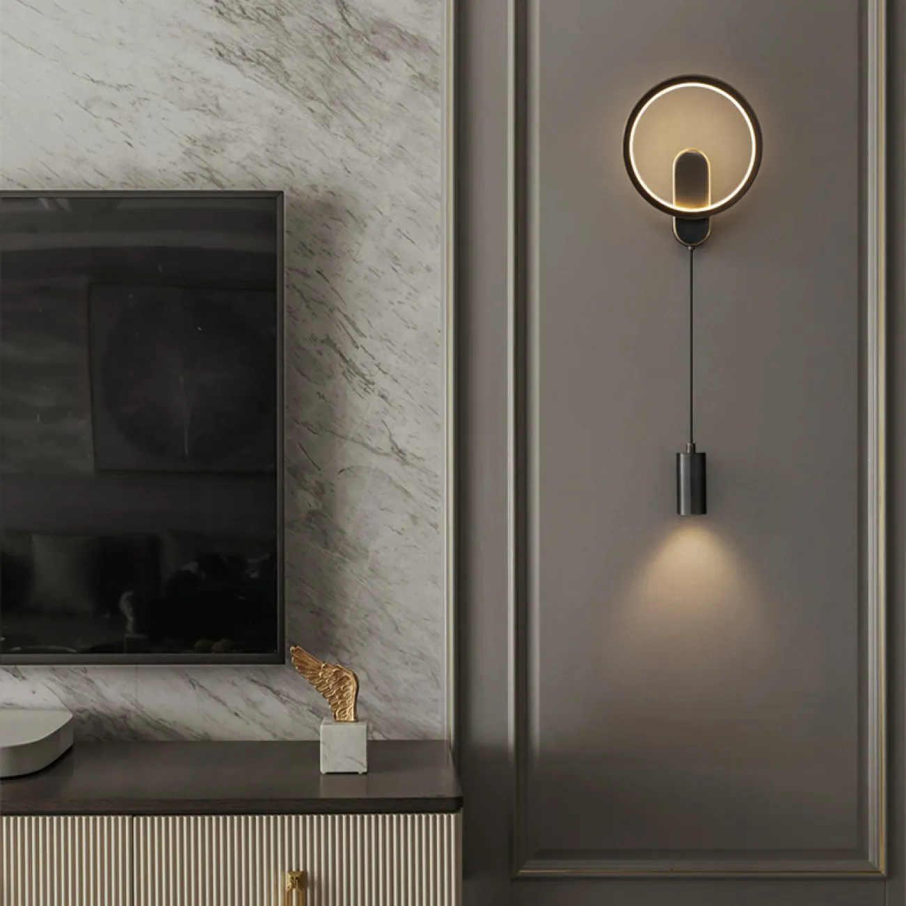 Настенный светильник MANA Brass от ImperiumLoft