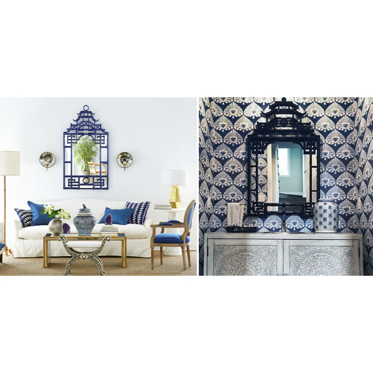 Зеркало Pagoda Mirror Black от LaLume