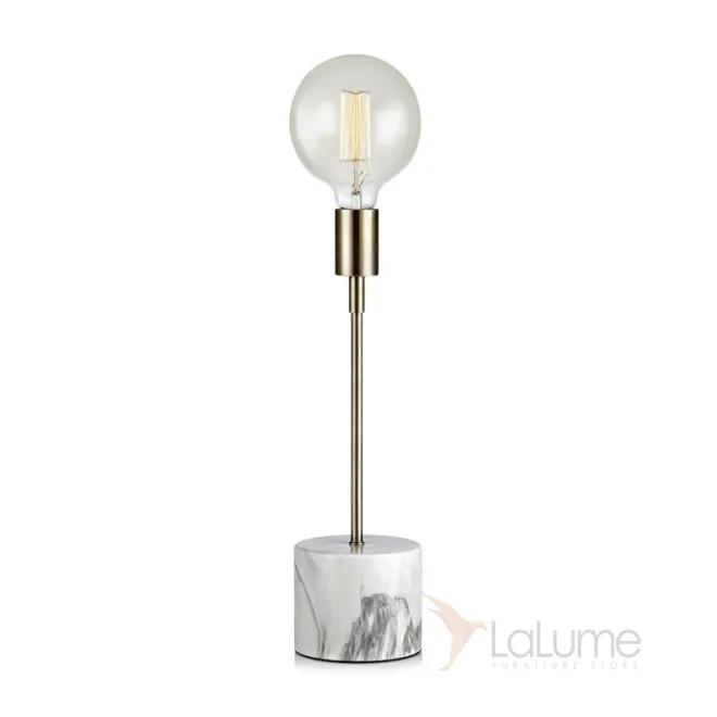 Настольная лампа Marble Top Brass Tall от LaLume