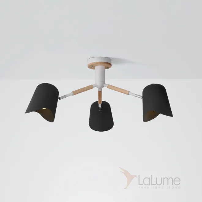 Люстра на штанге NOTCH D70 Black от ImperiumLoft Люстра на штанге NOTCH D70 Black от ImperiumLoft