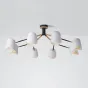 Люстра на штанге NOTCH D110 White от ImperiumLoft