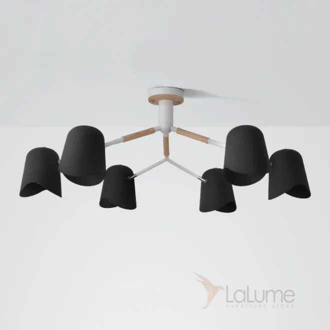 Люстра на штанге NOTCH D94 Black от ImperiumLoft Люстра на штанге NOTCH D94 Black от ImperiumLoft