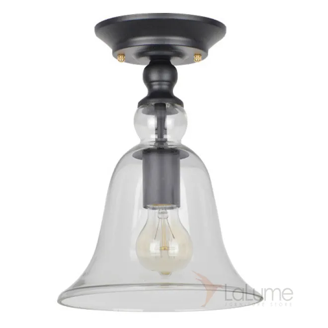 Потолочный светильник колокольчик Glass Bluebell Top от LaLume Потолочный светильник колокольчик Glass Bluebell Top от LaLume