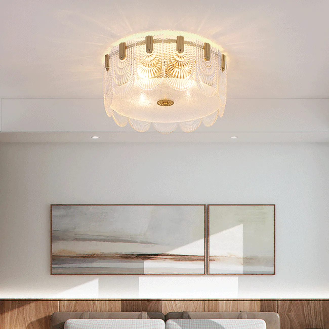 Потолочная люстра LAURENCE CH D60 от ImperiumLoft