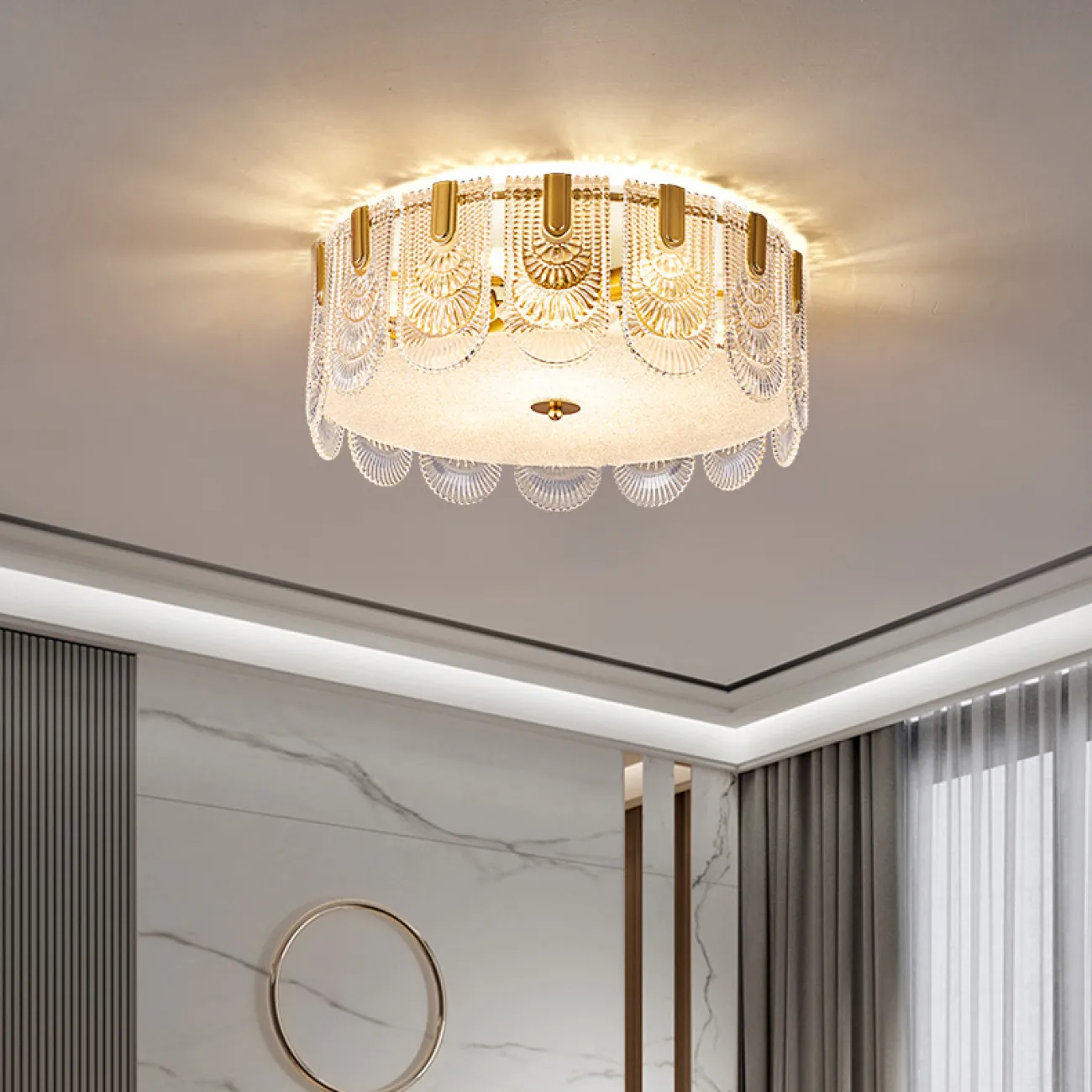 Потолочная люстра LAURENCE CH D60 от ImperiumLoft