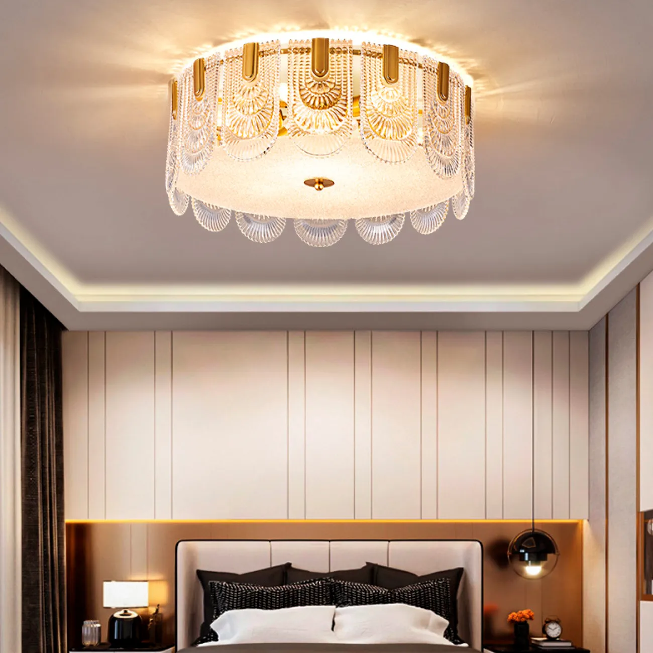 Потолочная люстра LAURENCE CH D60 от ImperiumLoft