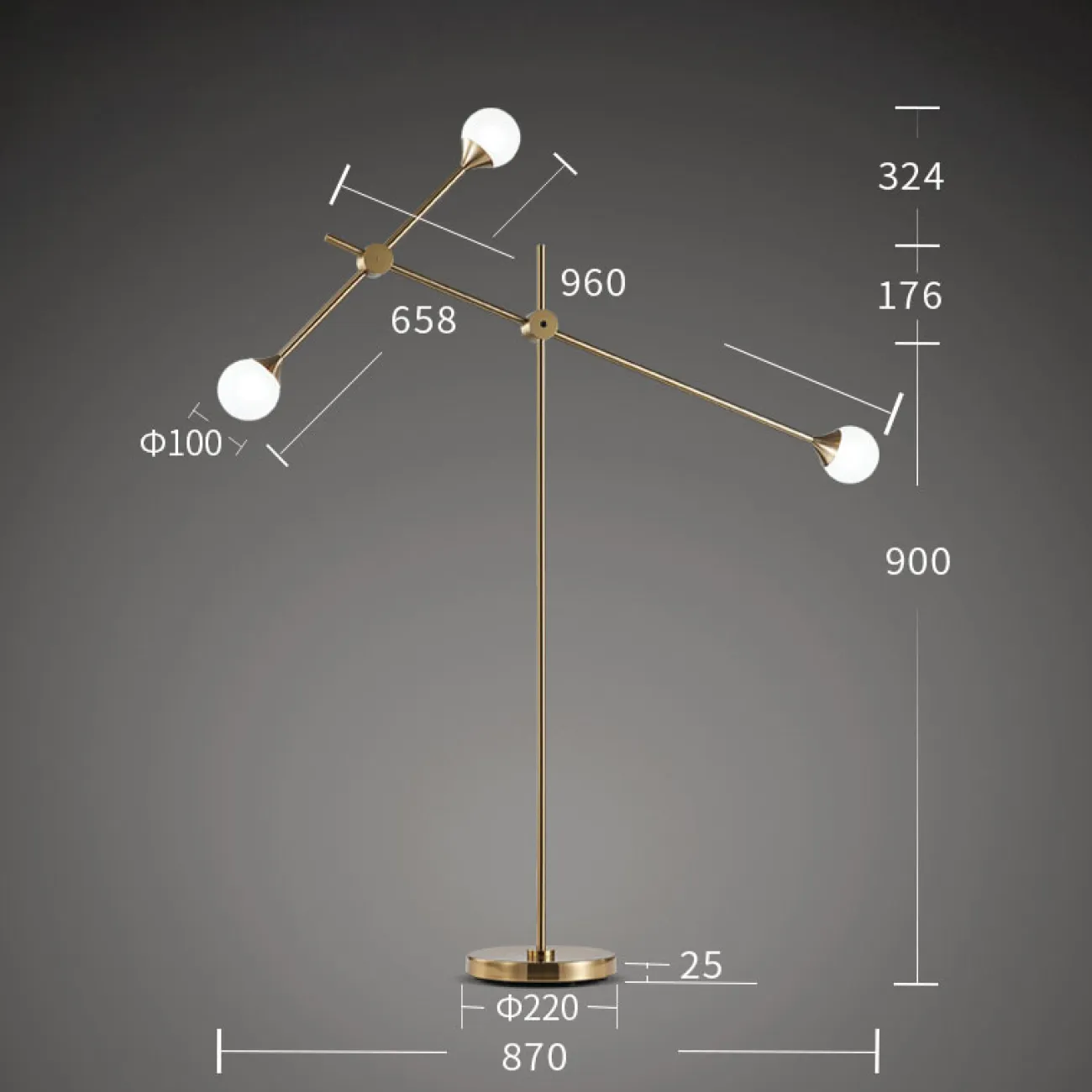 Торшер Bullarum T3 Floor Lamp от ImperiumLoft Торшер Bullarum T3 Floor Lamp от ImperiumLoft