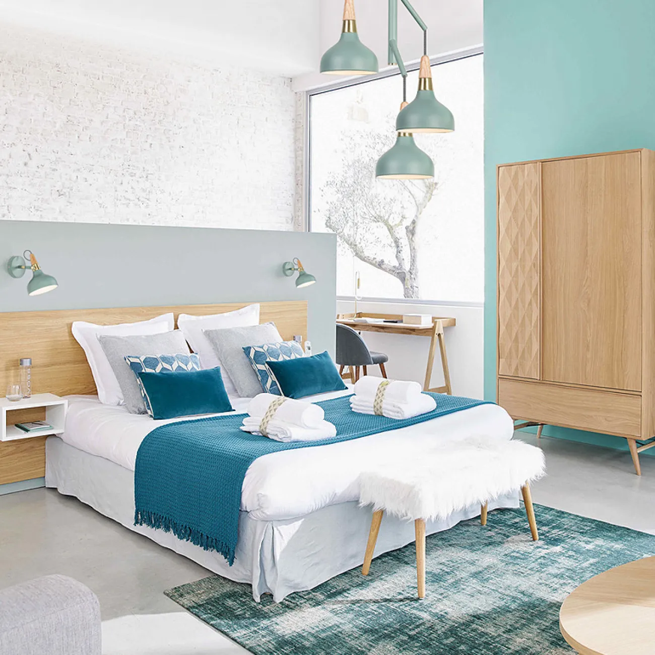 Люстра на штанге OPLAND CH D61 Blue от ImperiumLoft