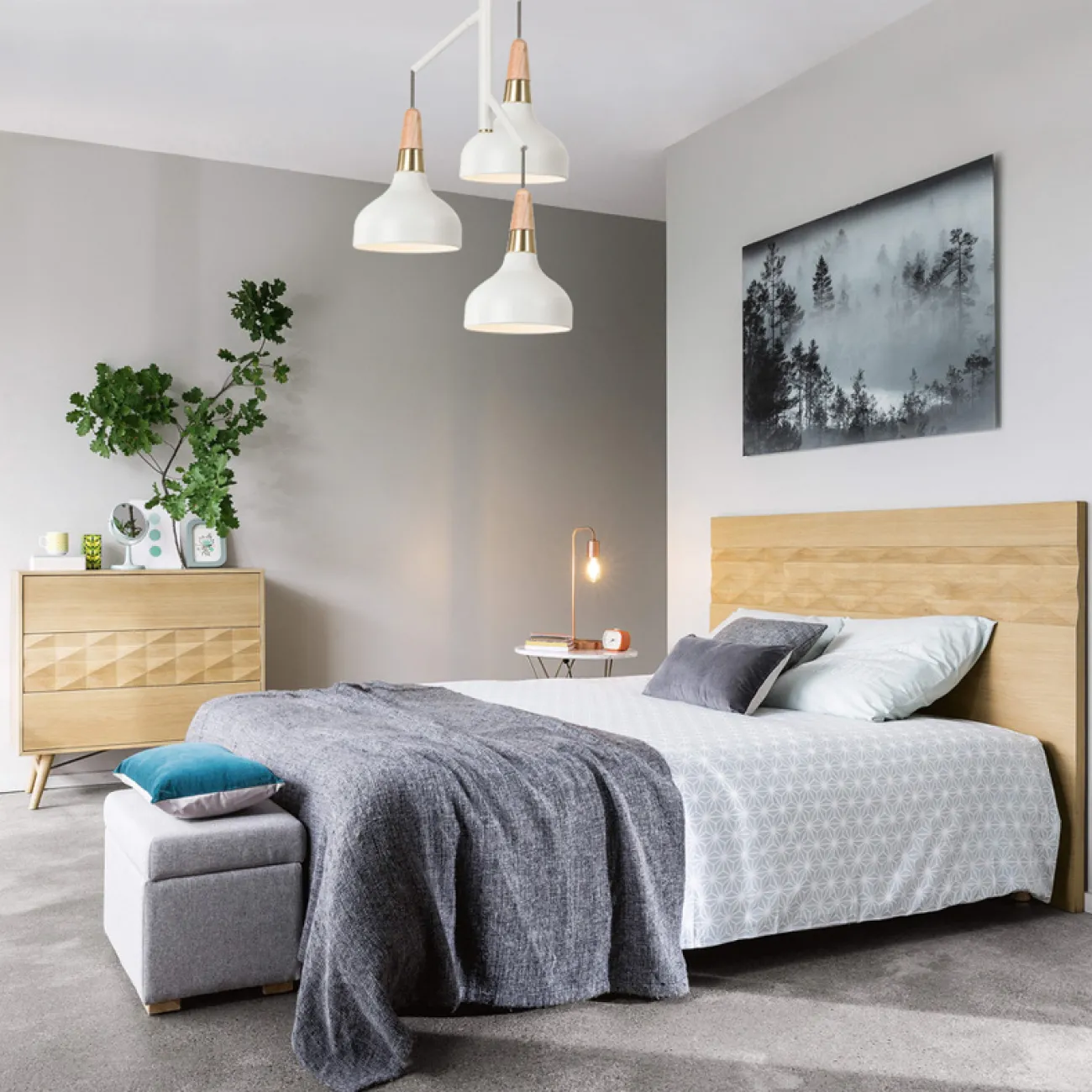 Люстра на штанге OPLAND CH D61 Blue от ImperiumLoft
