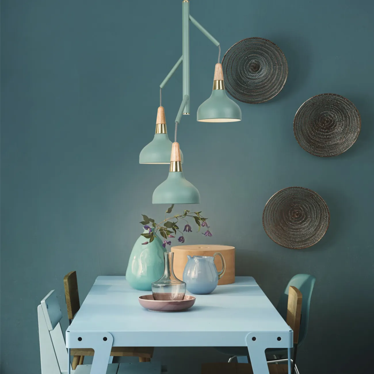 Люстра на штанге OPLAND CH D61 Blue от ImperiumLoft