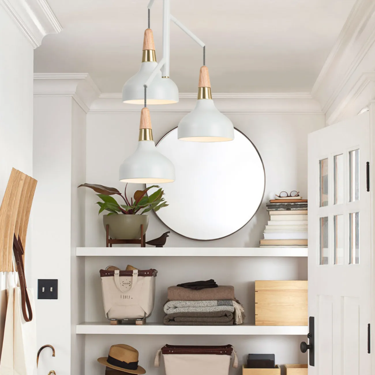 Люстра на штанге OPLAND CH D61 White от ImperiumLoft