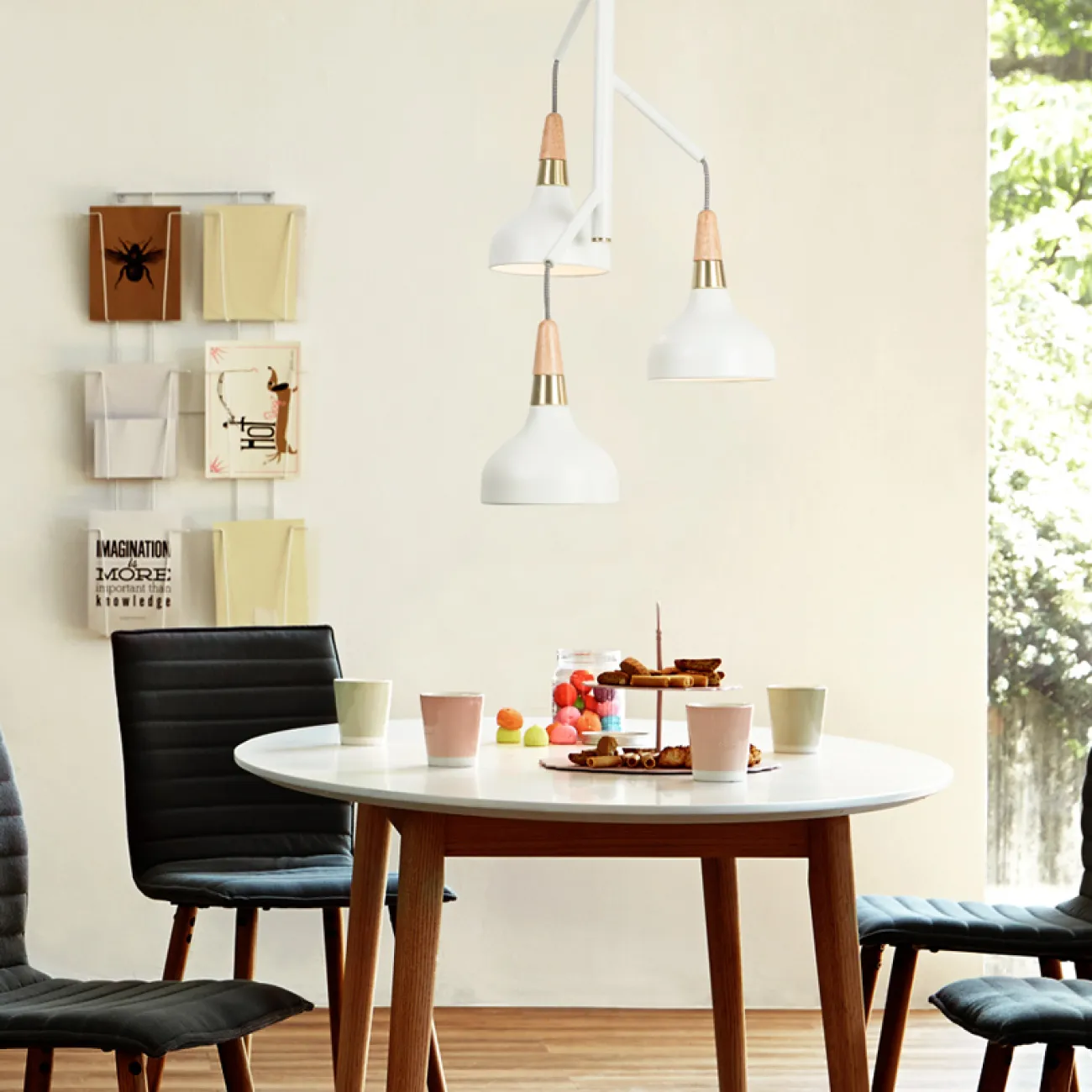 Люстра на штанге OPLAND CH D61 White от ImperiumLoft