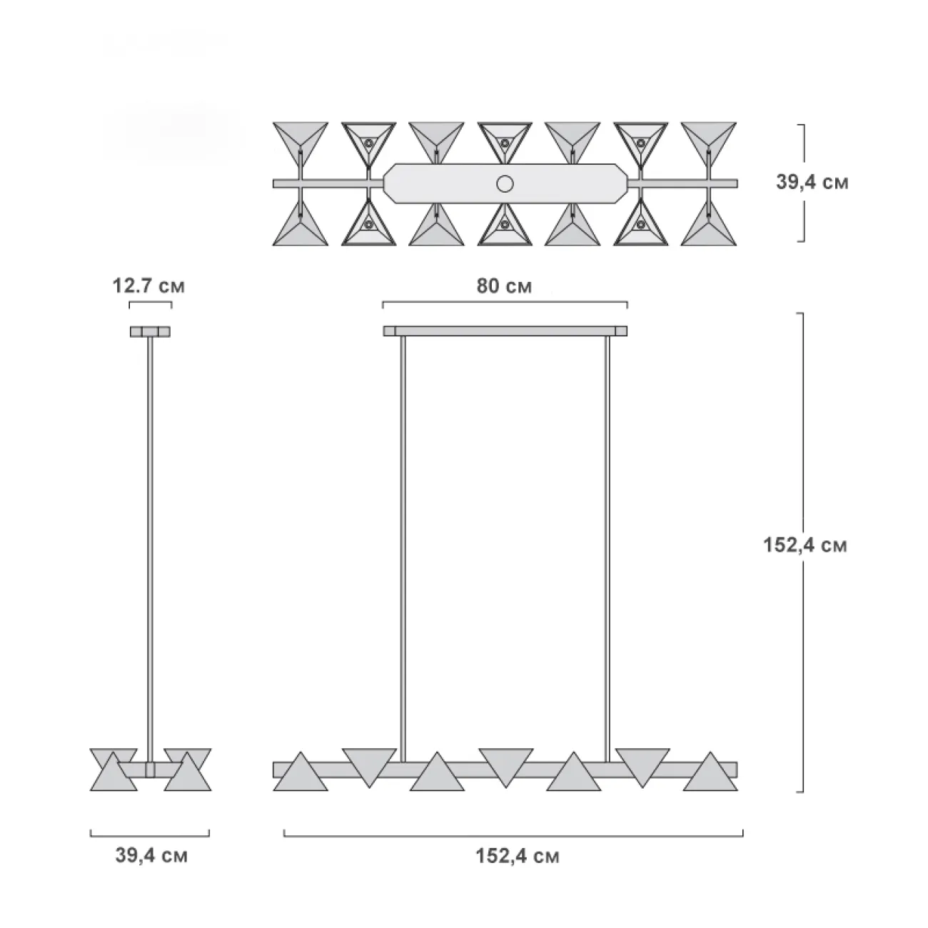 Потолочный светильник ANGULAR от ImperiumLoft