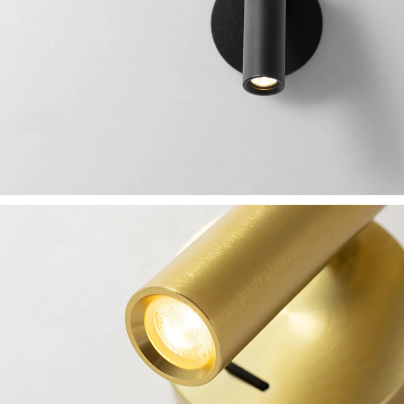 Серия настенных светодиодных светильников с цилиндрическим плафоном на круглом креплении с USB-портом RUN Black Серия настенных светодиодных светильников с цилиндрическим плафоном на круглом креплении с USB-портом RUN Black