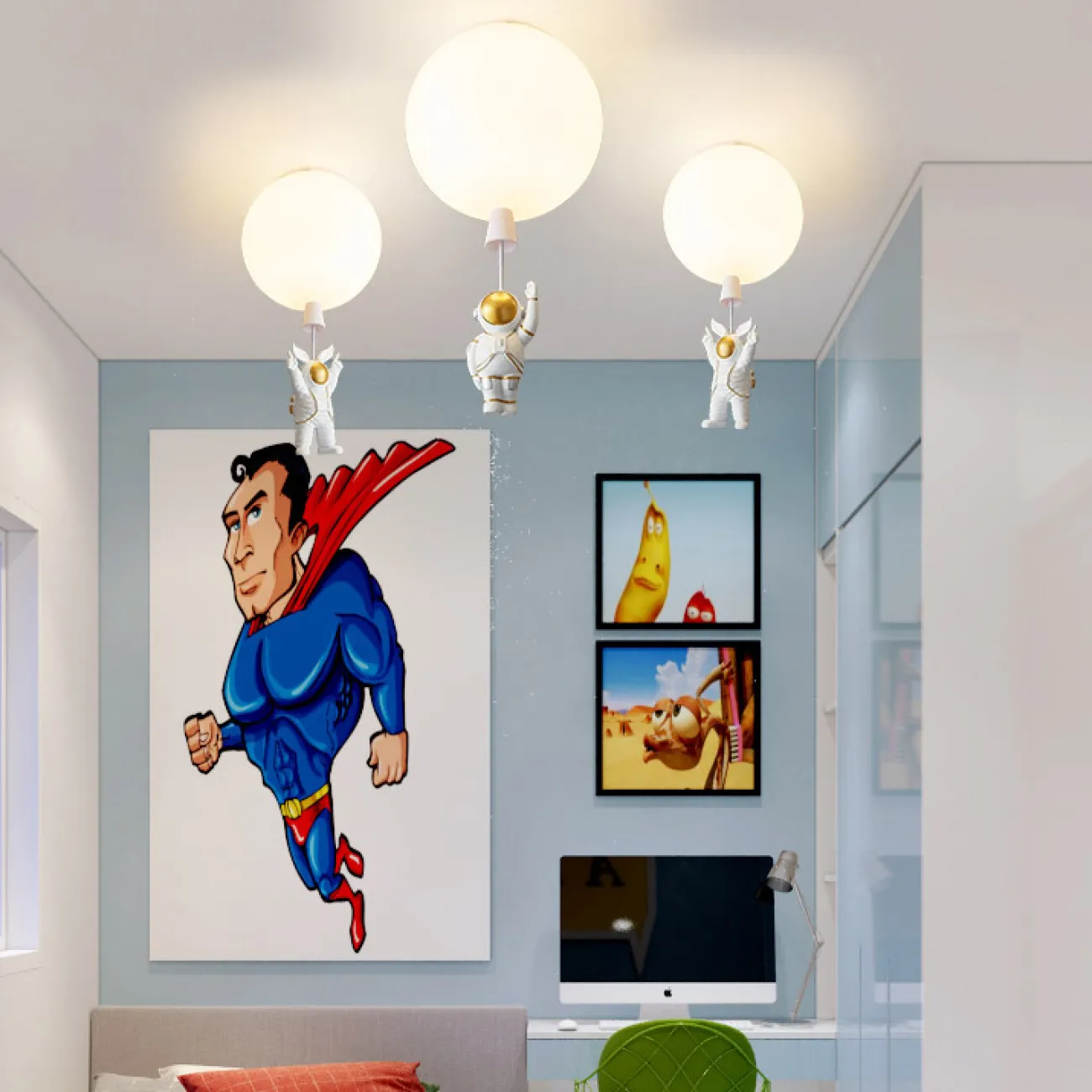 Потолочный светильник MERCURY C D25 Blue от ImperiumLoft Потолочный светильник MERCURY C D25 Blue от ImperiumLoft