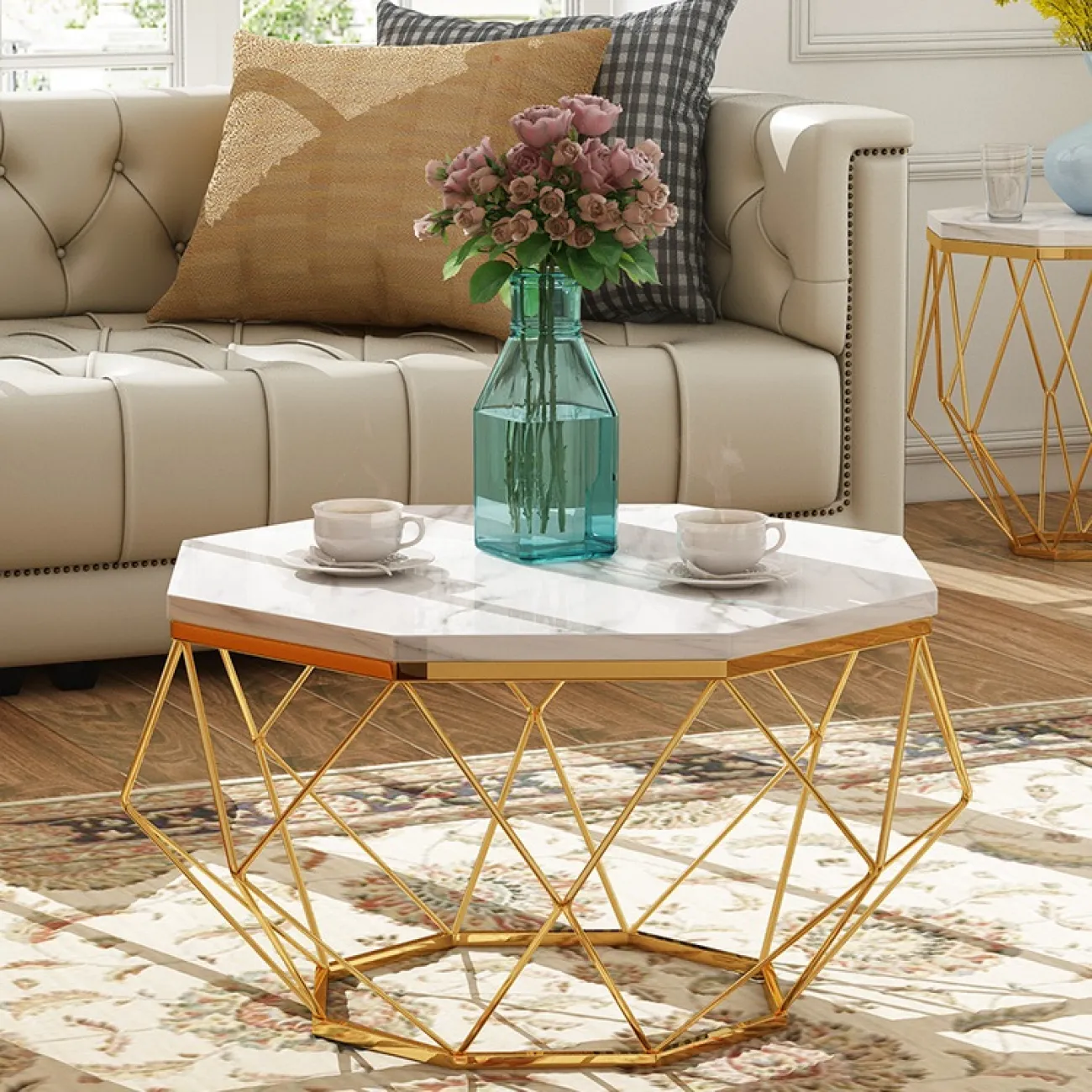 Дизайнерский журнальный столик LaLume-AP00142 Дизайнерский журнальный столик LaLume-AP00142