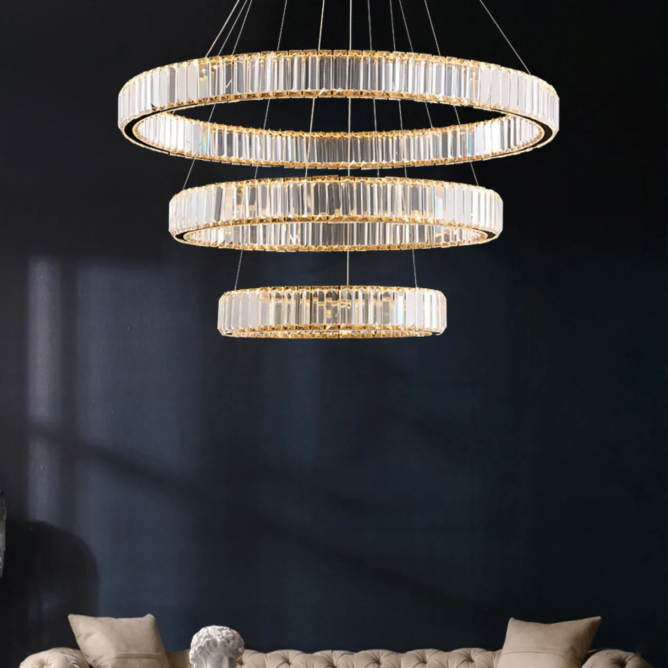 Подвесная люстра BERTOLDA D60 Chrome от ImperiumLoft