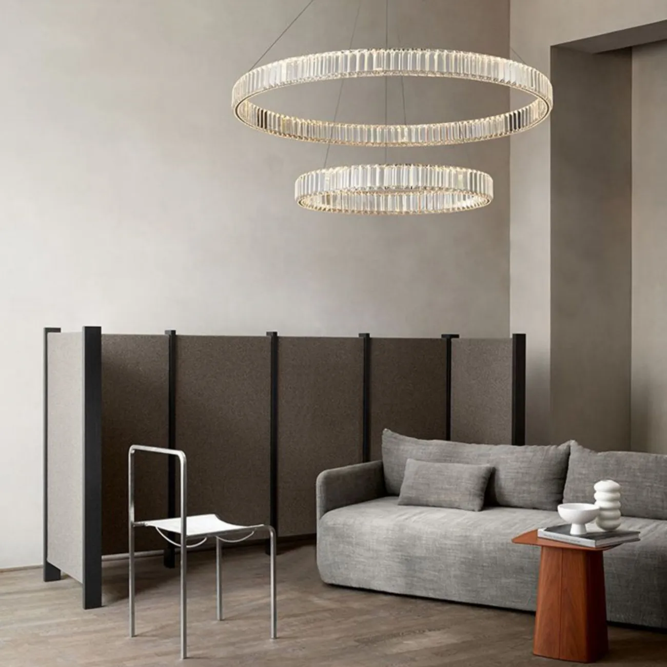 Подвесная люстра BERTOLDA D60 Chrome от ImperiumLoft