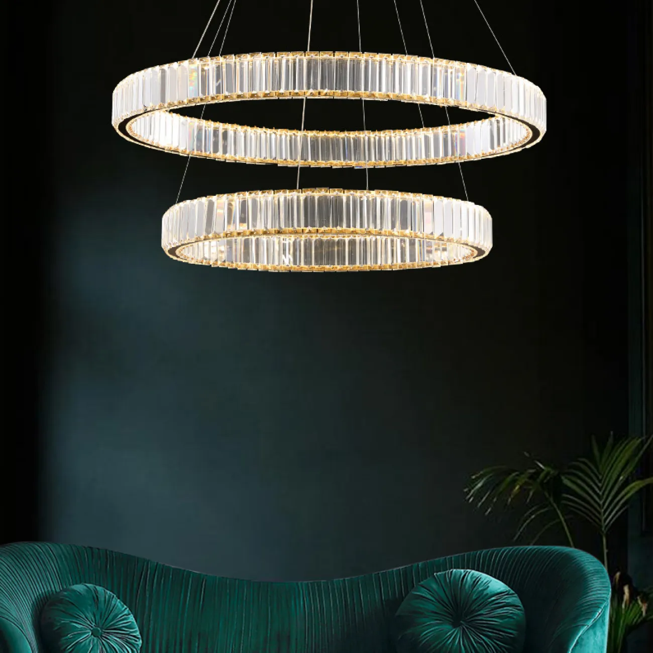 Подвесная люстра BERTOLDA D60 Chrome от ImperiumLoft