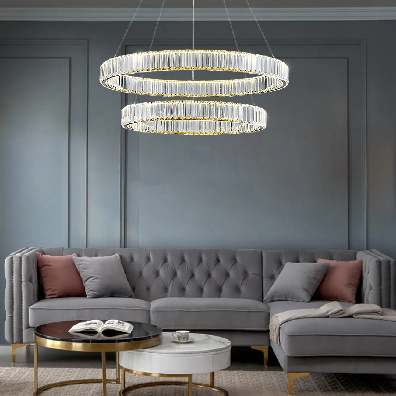 Подвесная люстра BERTOLDA D60 Chrome от ImperiumLoft