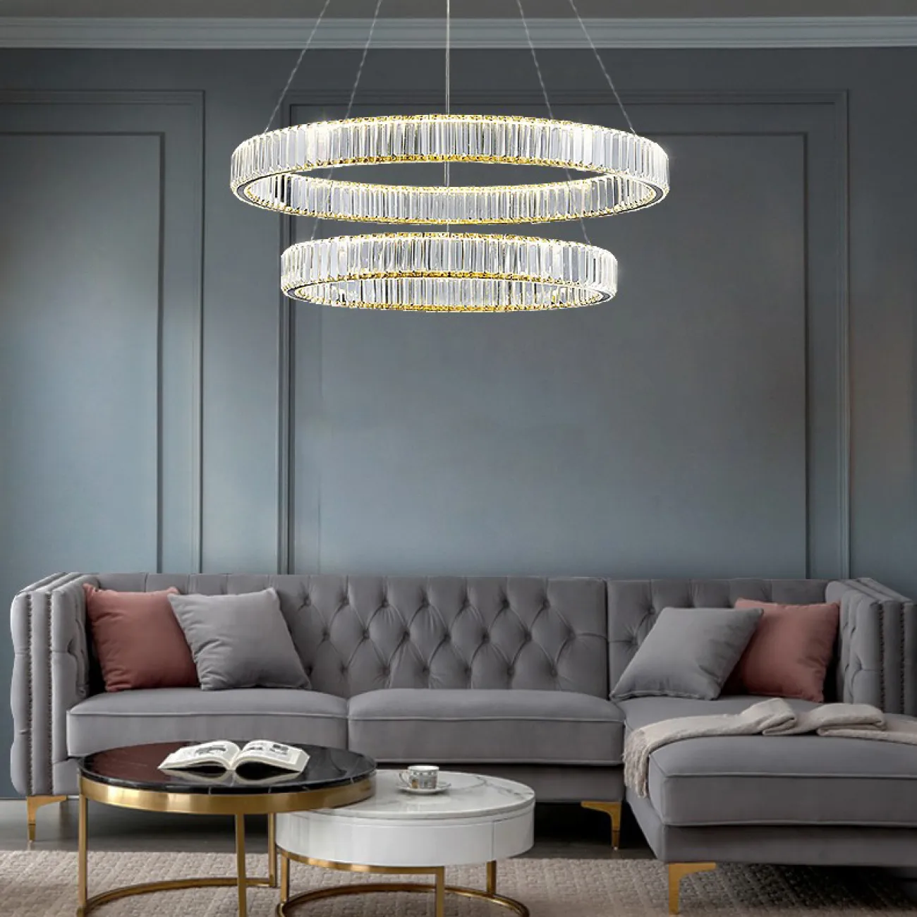 Подвесная люстра BERTOLDA D80 Chrome от ImperiumLoft Подвесная люстра BERTOLDA D80 Chrome от ImperiumLoft