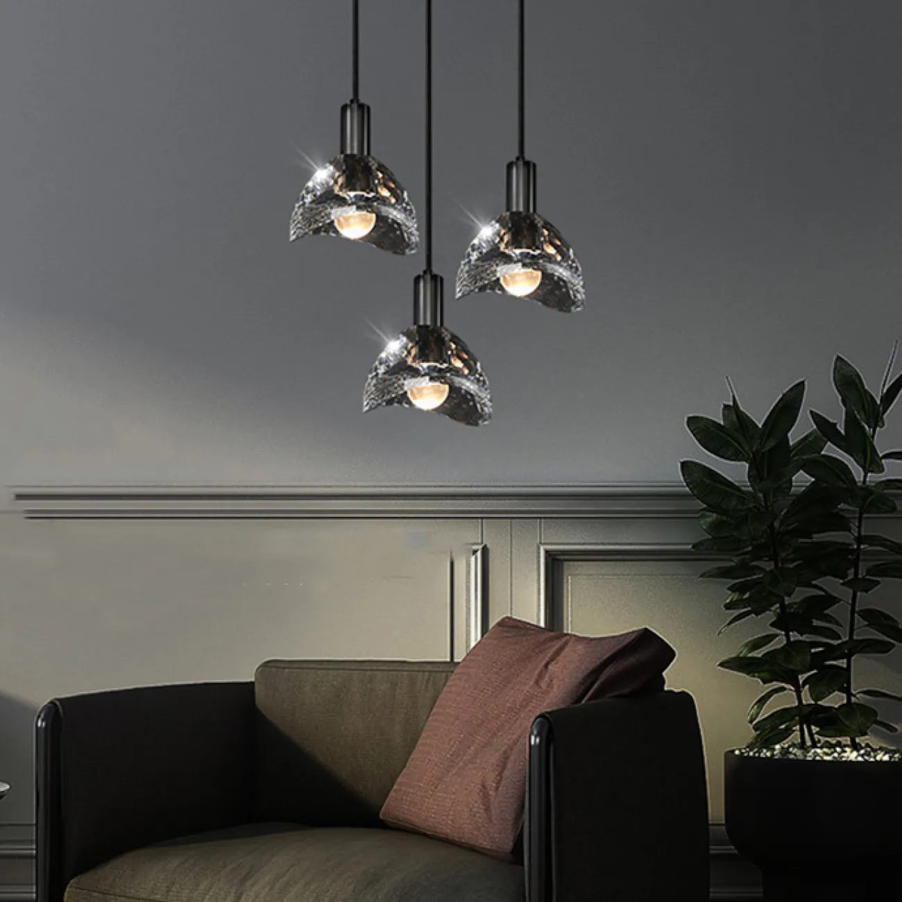 Подвесной светильник ALOIS Black от ImperiumLoft