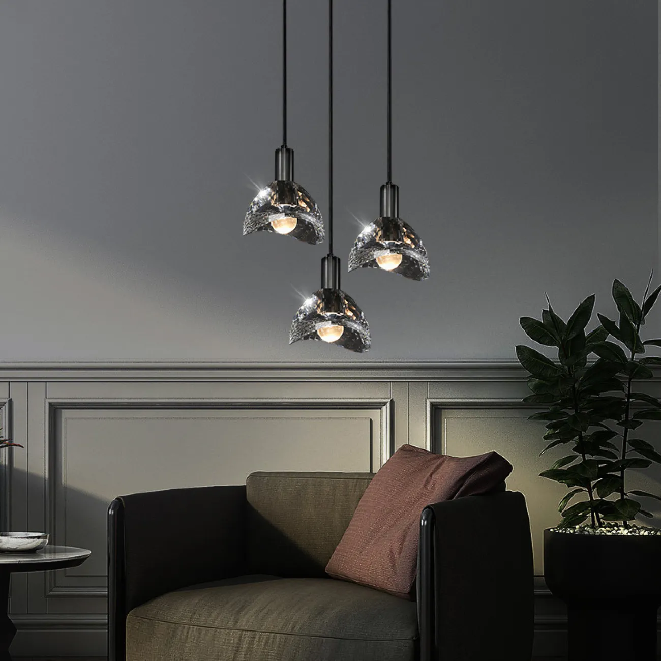 Подвесной светильник ALOIS Black от ImperiumLoft
