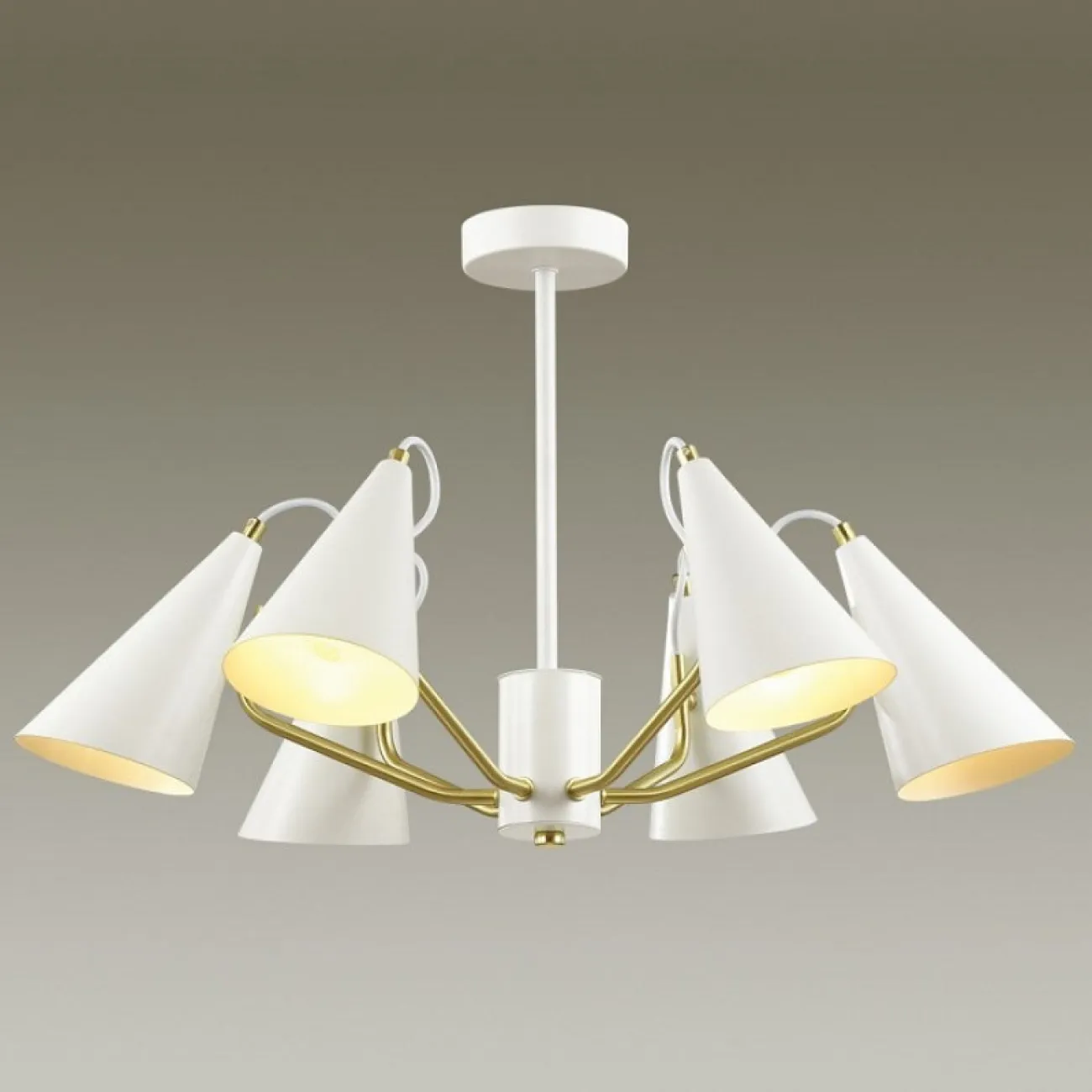 Люстра с плафонами конической формы LAMBA от ImperiumLoft