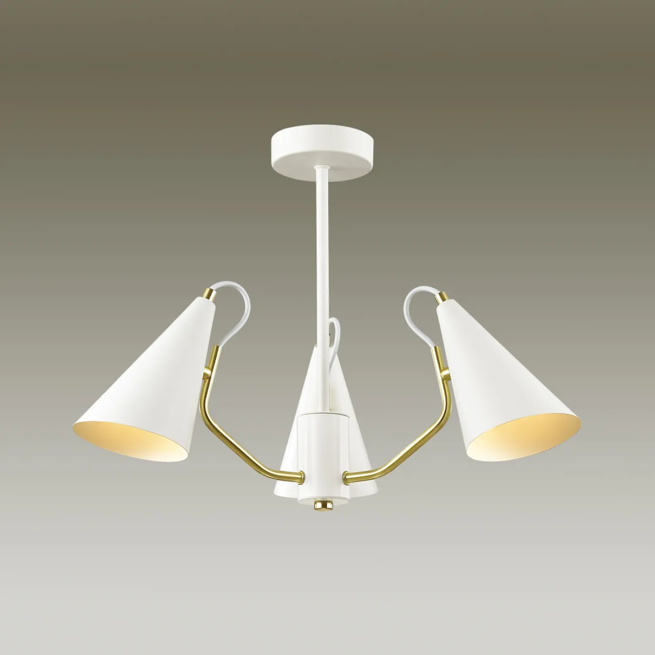 Люстра с плафонами конической формы LAMBA от ImperiumLoft