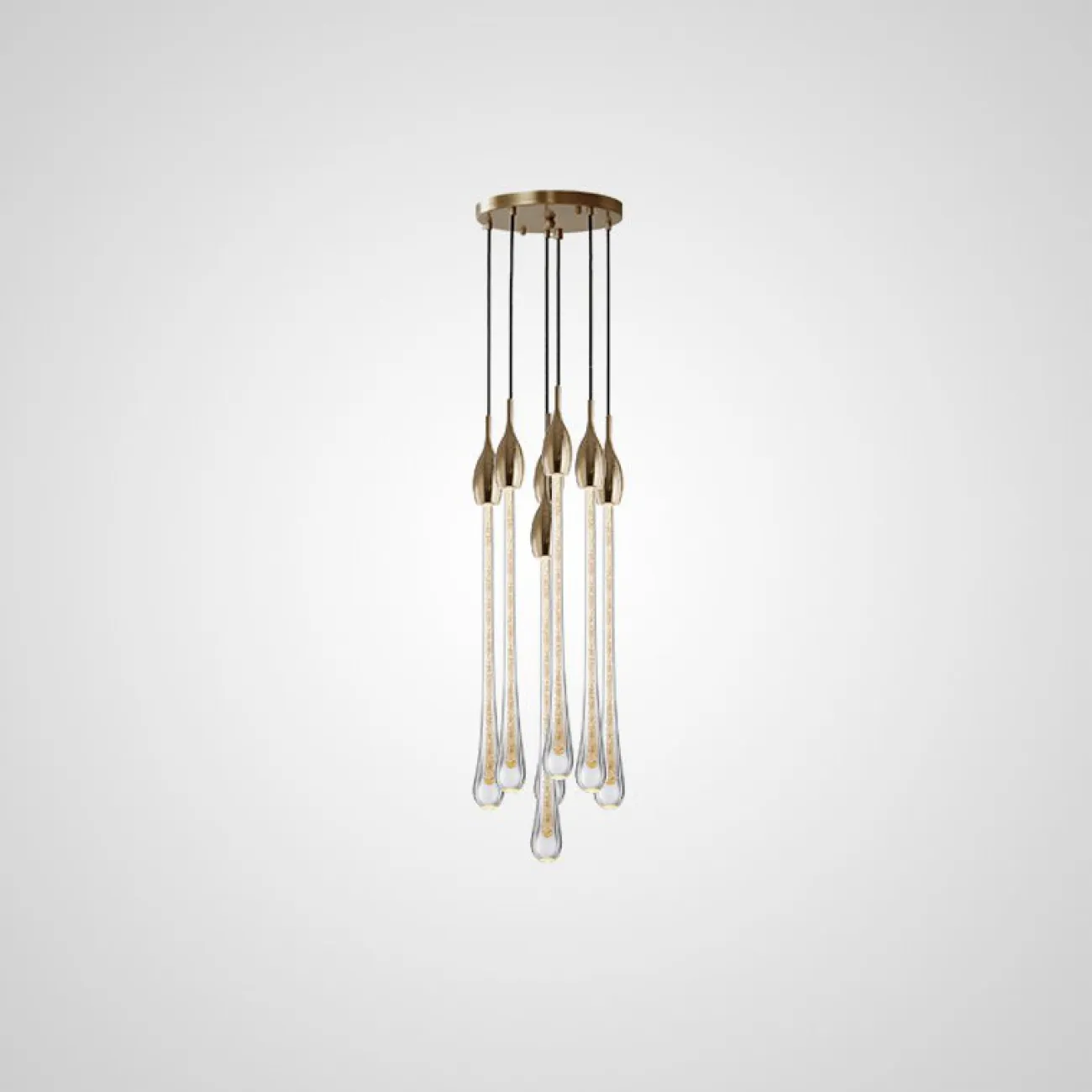 Стеклянный подвесной светильник в форме капли FIAL B